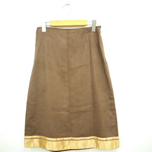 【中古】ユナイテッドアローズ UNITED ARROWS スカート 台形 配色 サテン ロング シンプル 40 ダークブラウン こげ茶 /MT56 レディース 【ベクトル 古着】 210702 【中古】ユナイテッドアローズ UNITED ARROWS スカート 台形 配色 サテン ロング シンプル 40 ダークブラウン こげ茶 /MT56 レディース 【ベクトル 古着】 210702