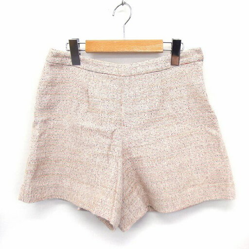 【中古】B&Y ユナイテッドアローズ BEAUTY&YOUTH ビューティー&ユース ショートパンツ ツイード サイドジップ 綿混 S アイボリー /FT10 レディース 【ベクトル 古着】 210731 【中古】B&Y ユナイテッドアローズ BEAUTY&YOUTH ビューティー&ユース ショートパンツ ツイード サイドジップ 綿混 S アイボリー /FT10 レディース 【ベクトル 古着】 210731