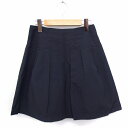 【中古】ロペピクニック ROPE Picnic スカート 台形 ミニ 無地 コットン 綿 36 ネイビー 紺 /FT17 レディース 【ベクトル 古着】 210726(4)