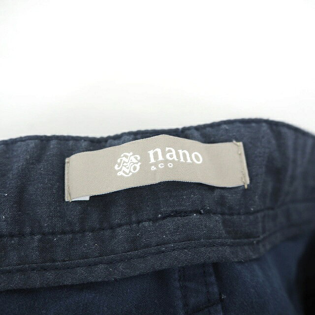 【中古】ナノユニバース nano universe スキニーパンツ 無地 シンプル ロング コットン 綿 M ネイビー 紺 /MT42 レディース 【ベクトル 古着】 211028 vectorpremium-17128257 ブランド古着ベクトルプレミアム店 サンプル画像3