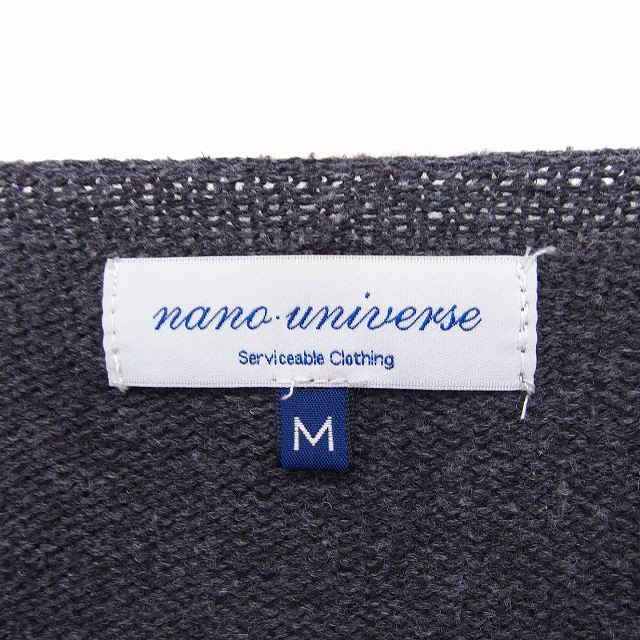 【中古】ナノユニバース nano universe Vネック ニット セーター 長袖 シンプル M グレー 灰 /FT30 レディース 【ベクトル 古着】 220120 vectorpremium-17127679 ブランド古着ベクトルプレミアム店 サンプル画像3