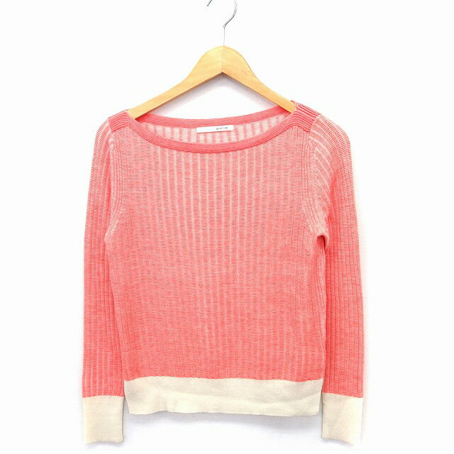 【中古】カリテ qualite リブ ニット セーター 丸首 長袖 ウール混 F ピンク /FT35 レディース 【ベクトル 古着】 220212ブランドカリテ qualite表記サイズF実寸サイズ肩幅：約34cm　身幅：約44cm　袖丈：約60cm　着丈：約52cm　　素材アクリル55％、毛36％、リヨセル9％％色ピンク ※色に関してはこの商品の出品者の主観で判断しておりますので、カタログや正規のカラーとは言い回しが異なる場合があります。仕様プルオーバー状態USEDです。袖に汚れがあります（画像4）。その他目立ったダメージはなく着用に問題ありません。 ※中古品を扱っているため、元の商品のデザインや形状が全て把握できかねますので、予めご了承下さい。 ※神経質な方はご遠慮下さい。商品のお問い合わせの回答を休止しております。＊各商品ページの商品詳細等をご確認の上ご購入ください。【中古】カリテ qualite リブ ニット セーター 丸首 長袖 ウール混 F ピンク /FT35 レディース 【ベクトル 古着】 220212状態ランク　”AB”詳細については、下記および「状態ランクについて」ページをご覧ください。未使用・新品の商品ほぼ新品同様の商品使用感が少なく、かなり状態の良い商品使用感はあるが、傷や汚れの少ない商品使用感の他、傷や汚れが見られる商品かなり大きな傷みがある難あり商品※S〜CランクはUSED品となりますので、使用感をご理解の上でご入札下さい。状態ランクについてinformationブランドカリテ qualite表記サイズF実寸サイズ肩幅：約34cm　身幅：約44cm　袖丈：約60cm　着丈：約52cm　　素材アクリル55％、毛36％、リヨセル9％％色ピンク ※色に関してはこの商品の出品者の主観で判断しておりますので、カタログや正規のカラーとは言い回しが異なる場合があります。仕様プルオーバー状態USEDです。袖に汚れがあります（画像4）。その他目立ったダメージはなく着用に問題ありません。 ※中古品を扱っているため、元の商品のデザインや形状が全て把握できかねますので、予めご了承下さい。 ※神経質な方はご遠慮下さい。商品のお問い合わせの回答を休止しております。＊各商品ページの商品詳細等をご確認の上ご購入ください。本商品は一点物です他サイトや店舗にて販売している商品です。多少のお時間差にて欠品になることもございます。予めご了承頂ますようお願い致します。ベクトル・サイズガイドはこちらこの商品と同じブランドの商品を見る