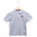 【中古】ジェイプレス J.PRESS ポロシャツ シャツ 刺繍 ハート 綿 コットン 半袖 XXS グレー /TT10 レディース 【ベクトル 古着】 2208...