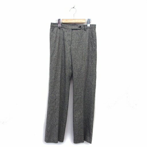 【中古】ヒューマンウーマン HUMAN WOMAN パンツ ストレート センタープレス ウール 総柄 1 黒 ブラック アイボリー /NT10 レディース 【ベクトル 古着】 220831 【中古】ヒューマンウーマン HUMAN WOMAN パンツ ストレート センタープレス ウール 総柄 1 黒 ブラック アイボリー /NT10 レディース 【ベクトル 古着】 220831
