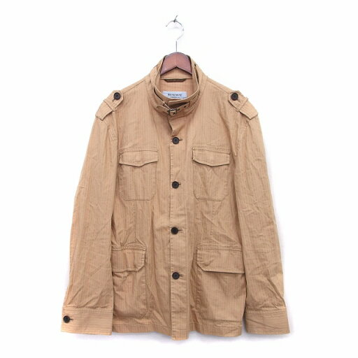 【中古】ミツミネ Mitsumine ジャケット アウター スタンドカラー コットン 38 ブラウン 茶 /KT42 メンズ 【ベクトル 古着】 221112 【中古】ミツミネ Mitsumine ジャケット アウター スタンドカラー コットン 38 ブラウン 茶 /KT42 メンズ 【ベクトル 古着】 221112