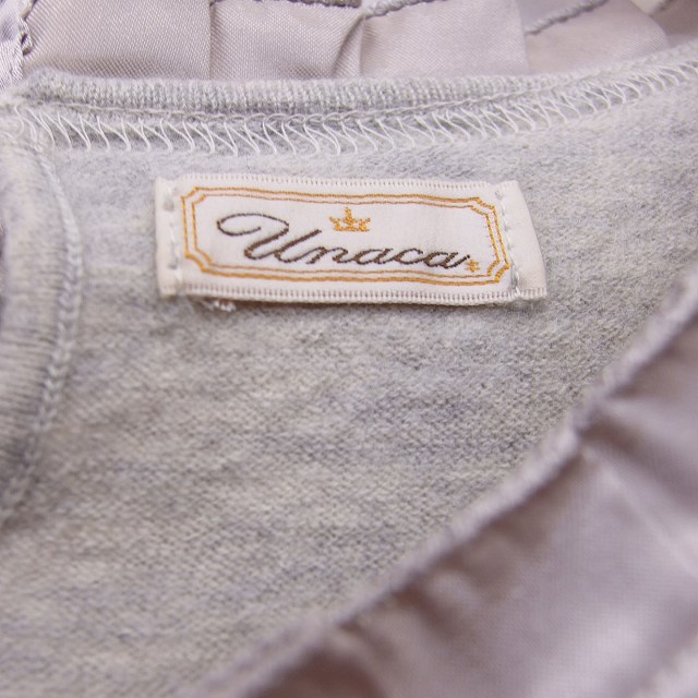 【中古】アナカ Unaca ニット セーター 長袖 ウール フリル 38 グレー 灰 /KT9 レディース 【ベクトル 古着】 220924 vectorpremium-17145098 ブランド古着ベクトルプレミアム店 サンプル画像3