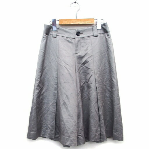 【中古】ユナイテッドアローズ UNITED ARROWS ガウチョ パンツ クロップド ワイド ウール混 デニム タック 36 グレー 灰 /HT1 レディース 【ベクトル 古着】 221017 【中古】ユナイテッドアローズ UNITED ARROWS ガウチョ パンツ クロップド ワイド ウール混 デニム タック 36 グレー 灰 /HT1 レディース 【ベクトル 古着】 221017