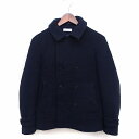 【中古】B&Y ユナイテッドアローズ BEAUTY&YOUTH ビューティー&ユース ステンカラー ショート コート アウター ダブル ジャケット ウール混 S...