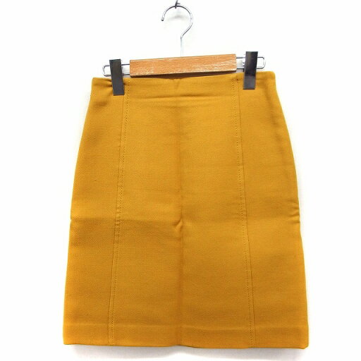 【中古】ボールジー BALLSEY トゥモローランド 台形スカート ミニ 無地 シンプル ウール 34 マスタード 黄 /FT22 レディース 【ベクトル 古着】 221202 【中古】ボールジー BALLSEY トゥモローランド 台形スカート ミニ 無地 シンプル ウール 34 マスタード 黄 /FT22 レディース 【ベクトル 古着】 221202