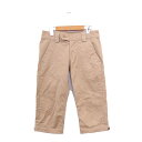 【中古】マカフィー MACPHEE トゥモローランド パンツ クロップド コットン シンプル 36 ベージュ /KT9 メンズ 【ベクトル 古着】 230413(4)