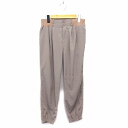 【中古】ワールドワイドリパブリック WORLD WIDE REPUBLIC パンツ テーパード リブ タック 薄手 ジップフライ 1 ライトブラウン /NT30 レディース 【ベクトル 古着】 230421(4)