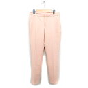 【中古】ザラ ベーシック ZARA BASIC テーパードパンツ センタープレス 無地 34 ピンク /FT22 レディース 【ベクトル 古着】 230828