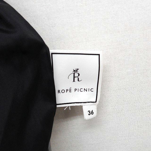 【中古】ロペピクニック ROPE Picnic ニット スカート タイト チェック 柄 ウール混 36 ブラック 黒 /HT15 レディース 【ベクトル 古着】 231019 vectorpremium-17664280 ブランド古着ベクトルプレミアム店 サンプル画像3