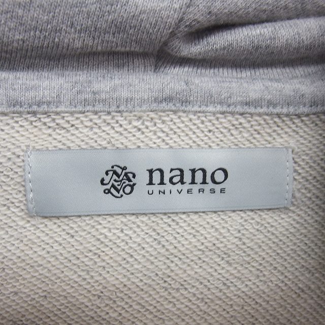 【中古】ナノユニバース nano universe フーディー パーカー プルオーバー プリント 長袖 S グレー /TT レディース 【ベクトル 古着】 250131 vectorpremium-18315168 ブランド古着ベクトルプレミアム店 サンプル画像3