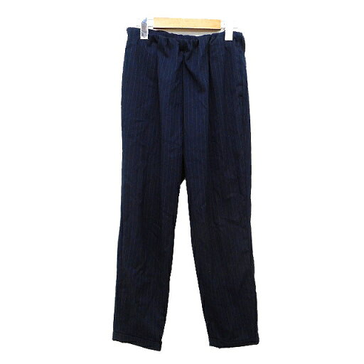 【中古】B&Y ユナイテッドアローズ BEAUTY&YOUTH ビューティー&ユース テーパード パンツ イージー ストライプ 柄 ギャザー ロールアップ M ネイビー 紺 /HT1 レディース 【ベクトル 古着】 231120 【中古】B&Y ユナイテッドアローズ BEAUTY&YOUTH ビューティー&ユース テーパード パンツ イージー ストライプ 柄 ギャザー ロールアップ M ネイビー 紺 /HT1 レディース 【ベクトル 古着】 231120