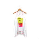 【中古】ビラボン BILLABONG スポーツウェア フィットネス タンクトップ プリント M ホワイト 白 /KT25 レディース 【ベクトル 古着】 240...