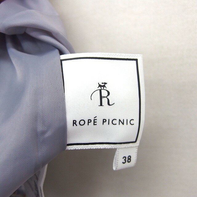 【中古】ロペピクニック ROPE Picnic ツイード スカート 台形 ミニ 膝上 ウール混 38 ブルーグレー 青 灰 /HT16 レディース 【ベクトル 古着】 240624 vectorpremium-18016008 ブランド古着ベクトルプレミアム店 サンプル画像3