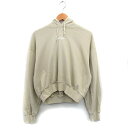 【中古】ラングラー WRANGLER プルオーバー パーカー フード ロゴ M ベージュ /KT21 レディース 【ベクトル 古着】 240817
