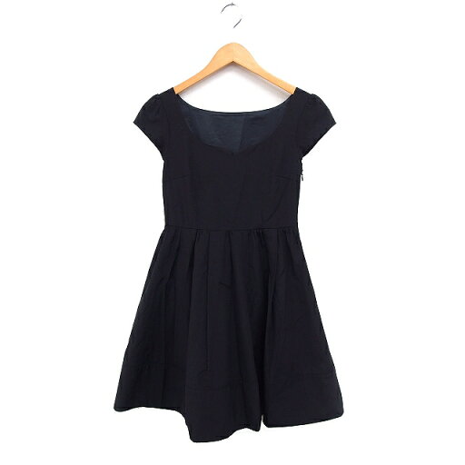【中古】ジルスチュアート JILL STUART フレア ワンピース キャップスリーブ ミニ ハートシェイプドネック 無地 0 ブラック 黒 /FT18 レディース 【ベクトル 古着】 240705 【中古】ジルスチュアート JILL STUART フレア ワンピース キャップスリーブ ミニ ハートシェイプドネック 無地 0 ブラック 黒 /FT18 レディース 【ベクトル 古着】 240705