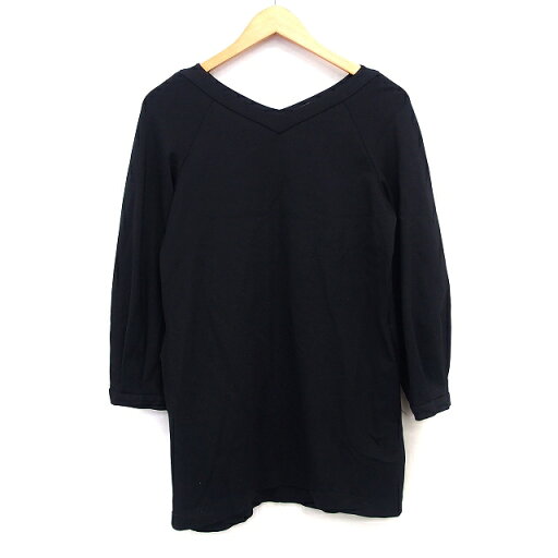 【中古】ザラ トラファルック ZARA Trafaluc コレクション collection チュニック カットソー 無地 シンプル ラグランスリーブ 長袖 Vネック S ブラック 黒 /HT20 レディース 【ベクトル 古着】 240712 【中古】ザラ トラファルック ZARA Trafaluc コレクション collection チュニック カットソー 無地 シンプル ラグランスリーブ 長袖 Vネック S ブラック 黒 /HT20 レディース 【ベクトル 古着】 240712