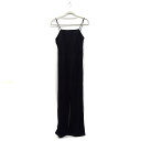 【中古】ザラ ZARA キャミ サロペット パンツ ロング丈 無地 光沢 M ブラック 黒 /FT24 レディース 【ベクトル 古着】 241018(4)