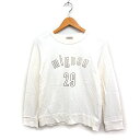 【中古】サマンサモスモス SM2 プリント Tシャツ カットソー 長袖 丸首 ピーチ起毛 コットン 綿 M オフホワイト 白 /FT46 レディース 【ベクトル 古着】 241018(4)