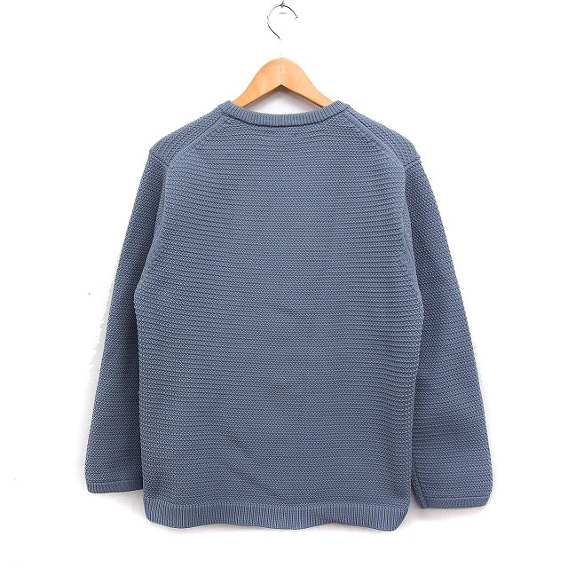 【中古】アーバンリサーチ ドアーズ URBAN RESEARCH DOORS FORK＆SPOON クルーネック ニット セーター 長袖 無地 5 グレー 灰 /FT49 メンズ 【ベクトル 古着】 241127