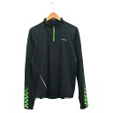 【中古】リーボック Reebok ジャージ 長袖 ハーフジップ シンプル S チャコールグレー /KT31 レディース 【ベクトル 古着】 241221