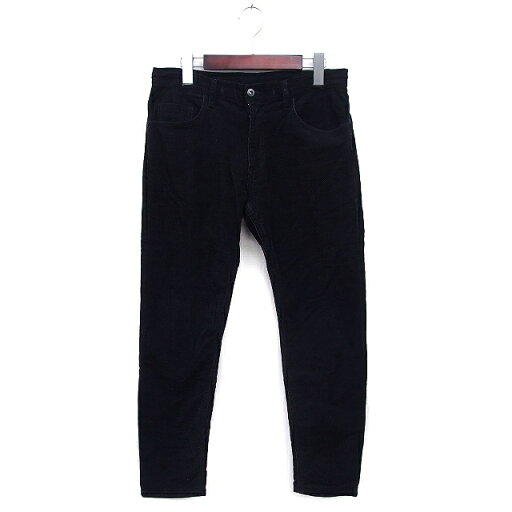 【中古】B&Y ユナイテッドアローズ BEAUTY&YOUTH ビューティー&ユース コーデュロイ ストレート ドローストリング パンツ コットン混 ジップフライ 30 黒 ブラック /NT18 メンズ 【ベクトル 古着】 250109 【中古】B&Y ユナイテッドアローズ BEAUTY&YOUTH ビューティー&ユース コーデュロイ ストレート ドローストリング パンツ コットン混 ジップフライ 30 黒 ブラック /NT18 メンズ 【ベクトル 古着】 250109