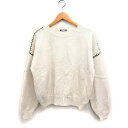 【中古】クティール kutir ステッチ ニット セーター 長袖 丸首 無地 F オフホワイト 白 /FT6 レディース 【ベクトル 古着】 250110(4)