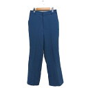 【中古】ページボーイ PAGE BOY ハイウエスト センタープレス パンツ 無地 シンプル L ブルー 青 /FT19 レディース 【ベクトル 古着】 250...
