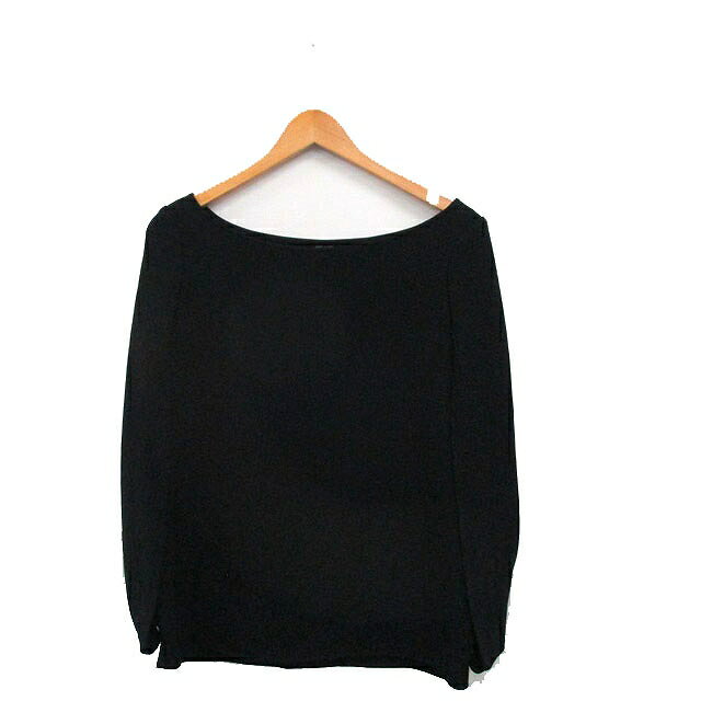 【中古】ミューズ ドゥーズィエム クラス MUSE de Deuxieme Classe カットソー Tシャツ 長袖 シンプル ブラック 黒 /KT10 レディース 【ベクトル 古着】 250201