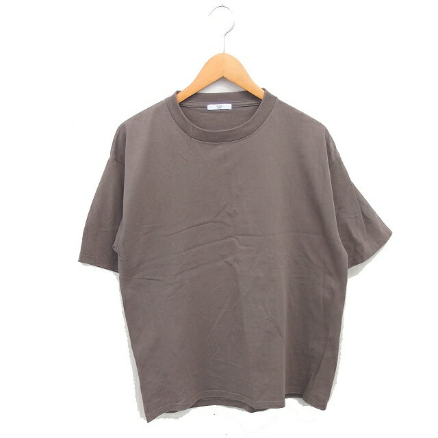 【中古】ウィムバイリドム WYM LIDOM Tシャツ カットソー モックネック 綿 コットン 半袖 M グレージュ /TT メンズ 【ベクトル 古着】 250210