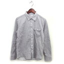 【中古】タケオキクチ TAKEO KIKUCHI TOKYO ステンカラー ドット シャツ カジュアル タック コットン 綿 ラウンドヘム 長袖 2 グレー /NT9 メンズ 【ベクトル 古着】 250220