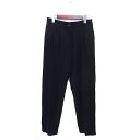 【中古】フリークスストア FREAKS STORE ポンチ テーパード パンツ スラックス タック 無地 ジップフライ S 黒 ブラック /NT19 レディース 【ベクトル 古着】 250221(4)