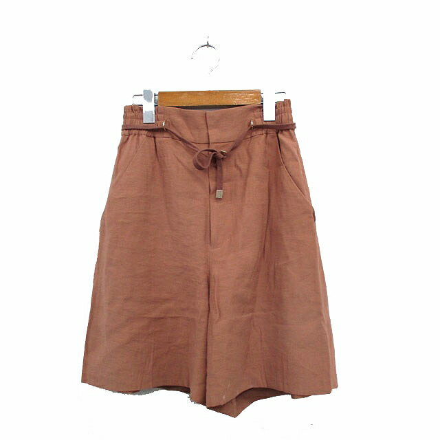 【中古】ジルスチュアート JILL STUART キュロット パンツ シンプル S ブラウン 茶 /KT41 レディース ..