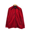【中古】ケイパ Kaepa ジャージ ハイネック ジップアップ ロゴ 3L レッド 赤 /KT9 レディース 【ベクトル 古着】 250315
