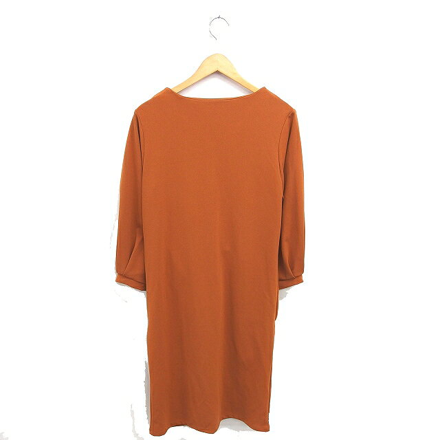 【中古】ロペピクニック ROPE Picnic ワンピース ロング Vネック ウエストリボン プルオーバー 薄手 長袖 38 茶 ブラウン /TT レディース 【ベクトル 古着】 250328 vectorpremium-18395167 ブランド古着ベクトルプレミアム店 サンプル画像2