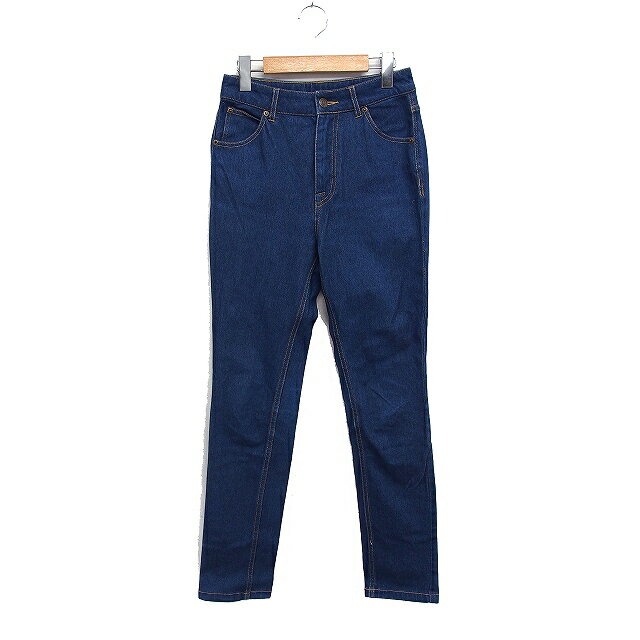 【中古】フーズフーチコ who's who Chico デニム ジーンズ スリム ストレッチ パンツ M ネイビー 紺 /FT9 レディース 【ベクトル 古着】 250410