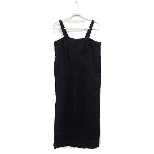 【中古】ラウンジドレス ガリャルダガランテ Loungedress GALLARDAGALANTE リネン サロペットパンツ ワイドパンツ ロング 無地 ゆったり F ブラック 黒 /FT7 レディース 【ベクトル 古着】 250411 【中古】ラウンジドレス ガリャルダガランテ Loungedress GALLARDAGALANTE リネン サロペットパンツ ワイドパンツ ロング 無地 ゆったり F ブラック 黒 /FT7 レディース 【ベクトル 古着】 250411