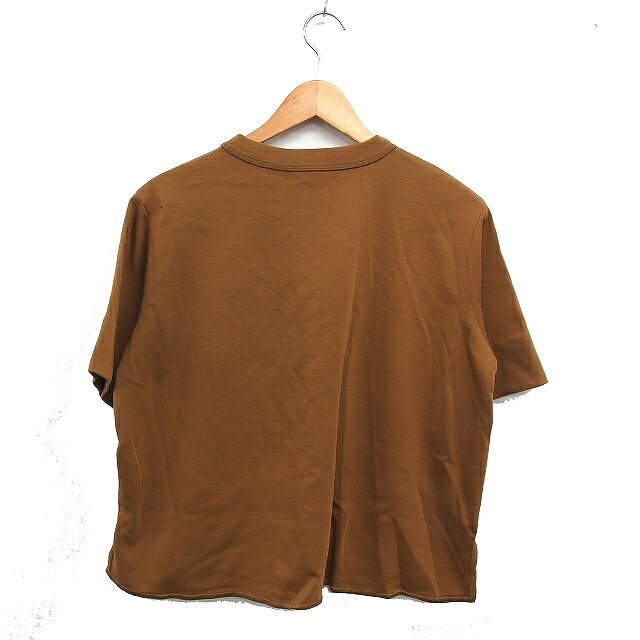 【中古】ミラオーウェン Mila Owen 半袖 Tシャツ カットソー 丸首 無地 F キャメル 茶 /FT42 レディース 【ベクトル 古着】 250428 vectorpremium-18440647 ブランド古着ベクトルプレミアム店 サンプル画像2