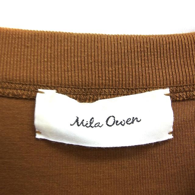 【中古】ミラオーウェン Mila Owen 半袖 Tシャツ カットソー 丸首 無地 F キャメル 茶 /FT42 レディース 【ベクトル 古着】 250428 vectorpremium-18440647 ブランド古着ベクトルプレミアム店 サンプル画像3