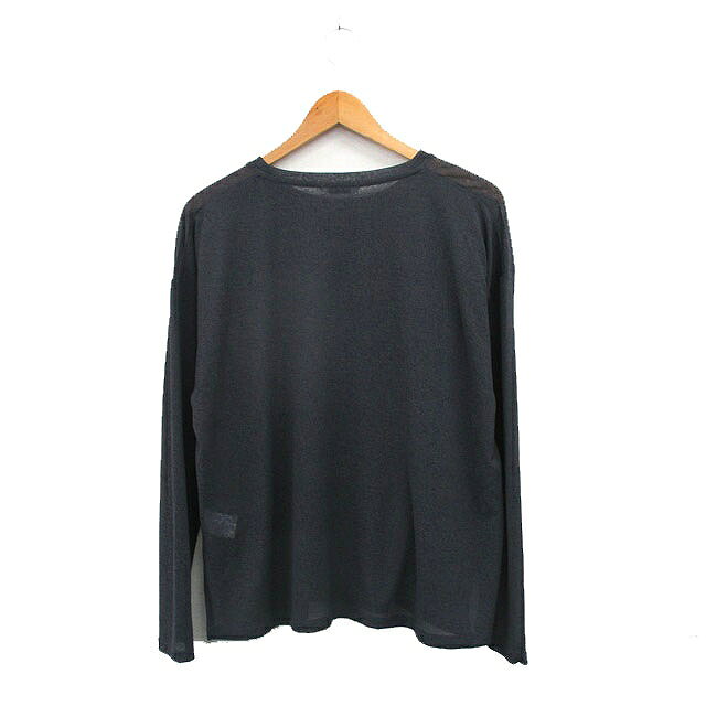【中古】グローバルワーク GLOBAL WORK カットソー Tシャツ 長袖 シースルー ワンポイント F チャコールグレー /KT34 レディース 【ベクトル 古着】 250425 vectorpremium-18437616 ブランド古着ベクトルプレミアム店 サンプル画像2