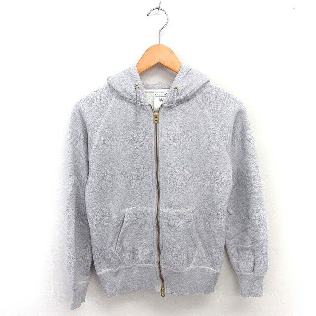 【中古】オーチバル ORCIVAL オーシバル パーカー スウェット ジップアップ ラグランスリーブ 長袖 1 ..