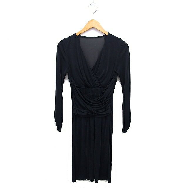 【中古】ノーベスパジオ NOVESPAZIO カシュクール ワンピース フレア ひざ丈 ギャザー シアー 切替 長袖 38 黒 ブラック /NT28 レディース 【ベクトル 古着】 250613ブランドノーベスパジオ NOVESPAZIO表記サイズ38実寸サイズ肩幅：約36.5cm　身幅：約40cm　袖丈：約59cm　総丈：約96cm　　素材表地：ポリエステル100％ 別布：ポリエステル100％ 裏地：ポリエステル100％色ブラック ※色に関してはこの商品の出品者の主観で判断しておりますので、カタログや正規のカラーとは言い回しが異なる場合があります。仕様サイドジップ状態使用感が少なく、かなり状態の良い商品です。 ※あくまでも中古品ですので掲載写真や記載内容をご確認いただき、ご理解の上ご購入ください。 商品のお問い合わせの回答を休止しております。＊各商品ページの商品詳細等をご確認の上ご購入ください。【中古】ノーベスパジオ NOVESPAZIO カシュクール ワンピース フレア ひざ丈 ギャザー シアー 切替 長袖 38 黒 ブラック /NT28 レディース 【ベクトル 古着】 250613状態ランク　”A”詳細については、下記および「状態ランクについて」ページをご覧ください。未使用・新品の商品ほぼ新品同様の商品使用感が少なく、かなり状態の良い商品使用感はあるが、傷や汚れの少ない商品使用感の他、傷や汚れが見られる商品かなり大きな傷みがある難あり商品※S〜CランクはUSED品となりますので、使用感をご理解の上でご入札下さい。状態ランクについてinformationブランドノーベスパジオ NOVESPAZIO表記サイズ38実寸サイズ肩幅：約36.5cm　身幅：約40cm　袖丈：約59cm　総丈：約96cm　　素材表地：ポリエステル100％ 別布：ポリエステル100％ 裏地：ポリエステル100％色ブラック ※色に関してはこの商品の出品者の主観で判断しておりますので、カタログや正規のカラーとは言い回しが異なる場合があります。仕様サイドジップ状態使用感が少なく、かなり状態の良い商品です。 ※あくまでも中古品ですので掲載写真や記載内容をご確認いただき、ご理解の上ご購入ください。 商品のお問い合わせの回答を休止しております。＊各商品ページの商品詳細等をご確認の上ご購入ください。本商品は一点物です他サイトや店舗にて販売している商品です。多少のお時間差にて欠品になることもございます。予めご了承頂ますようお願い致します。ベクトル・サイズガイドはこちらこの商品と同じブランドの商品を見る