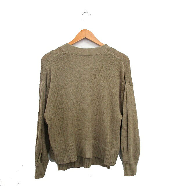 【中古】ミラオーウェン Mila Owen アンサンブルニット カーディガン キャミニット シンプル 0 カーキ /KT10 レディース 【ベクトル 古着】 250718 vectorpremium-18604390 ブランド古着ベクトルプレミアム店 サンプル画像2