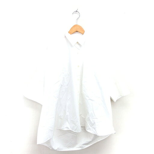【中古】サクラ SACRA シャツワンピ ワンピース 膝下丈 ビッグシルエット 七分袖 38 アイボリー /TT7 レディース 【ベクトル 古着】 250814 【中古】サクラ SACRA シャツワンピ ワンピース 膝下丈 ビッグシルエット 七分袖 38 アイボリー /TT7 レディース 【ベクトル 古着】 250814