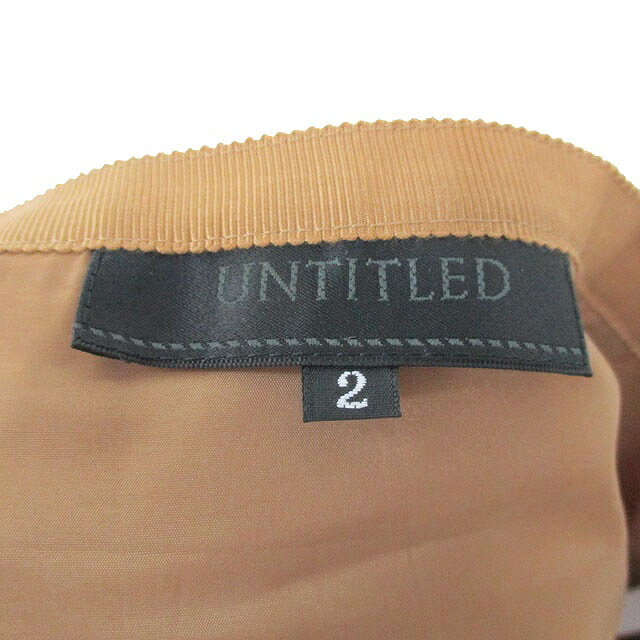 【中古】アンタイトル UNTITLED プリーツ スカート ミニ ウール シンプル 2 ブラウン 茶 /KT5 レディース 【ベクトル 古着】 250911 3