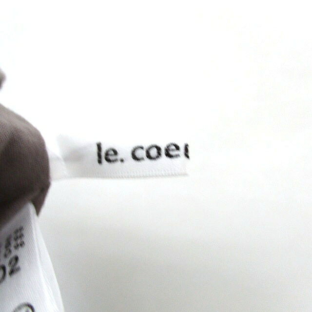 ブランド古着ベクトルプレミアム店の【中古】ルクールブラン le.coeur blanc フレア スカート ロング コットン シンプル 38 チャコールグレー /KT19 レディース 【ベクトル 古着】 250929｜アングル3