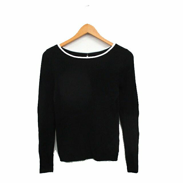 【中古】シップス SHIPS ニット セーター 長袖 ワンサイズ ブラック 黒 /KT28 レディース 【ベクトル 古着】 251003(4)